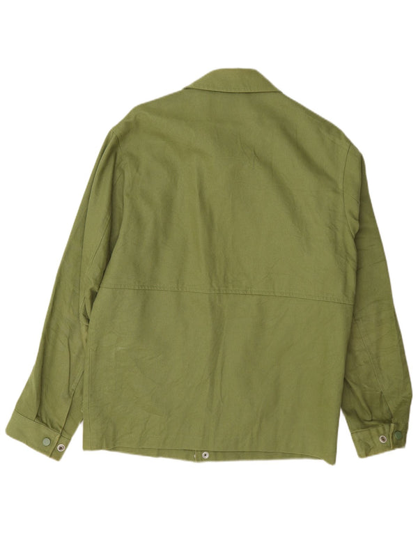 Giubbotto bomber da uomo Zara UK 36 piccolo cotone verde