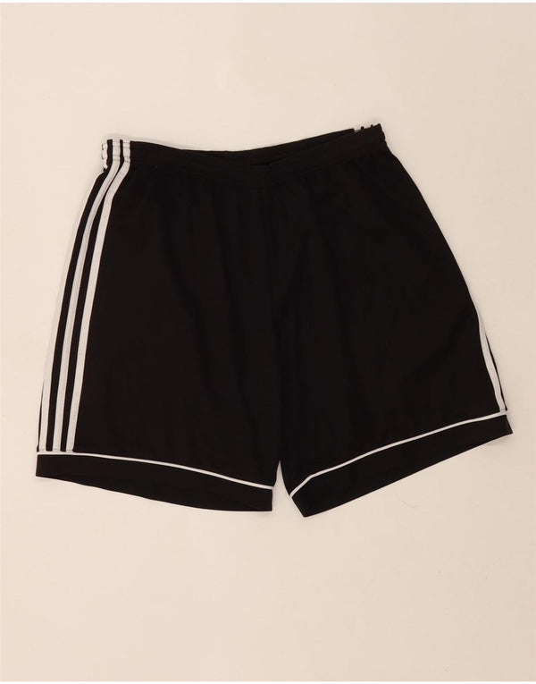 Pantaloncini sportivi Adidas Climalite da uomo grandi in poliestere nero