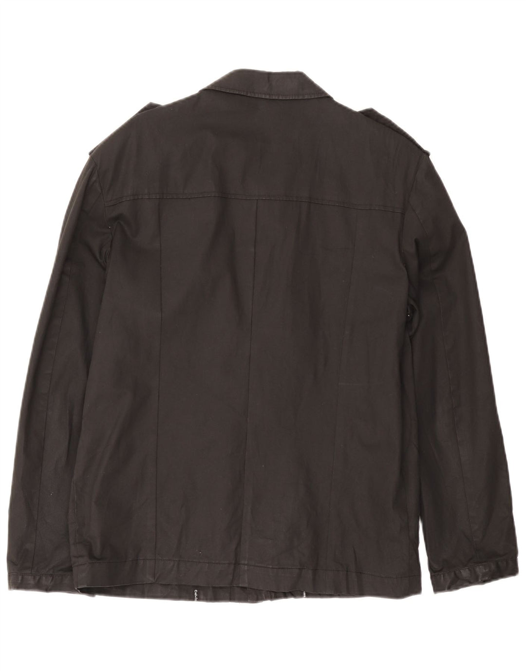 Giacca militare da uomo Calvin Klein UK 38 cotone nero medio