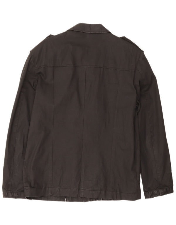 Giacca militare da uomo Calvin Klein UK 38 cotone nero medio