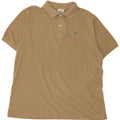 Polo da uomo Lacoste taglia 6 XL in cotone beige