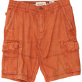 Pantaloncini cargo da uomo Fat Face W32 cotone arancione medio