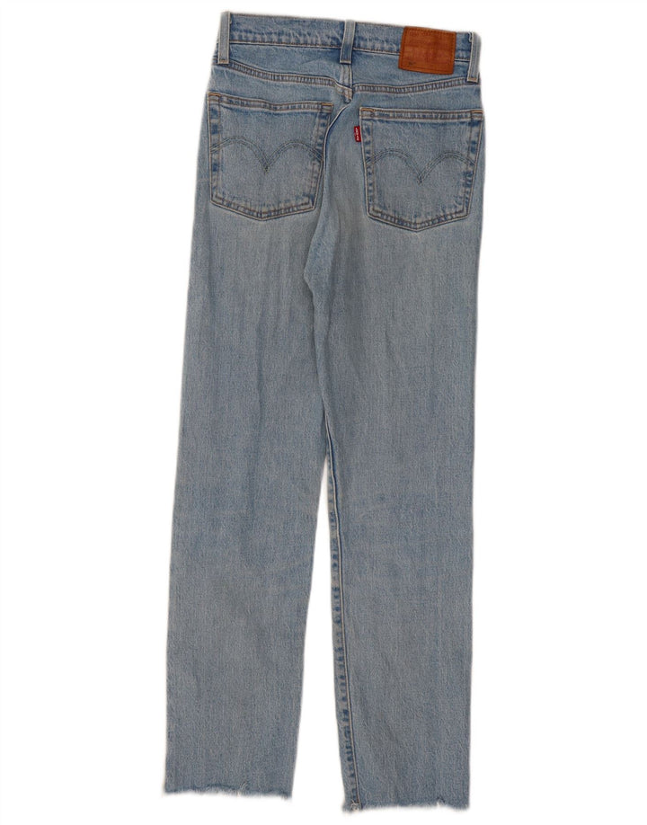 Jeans dritti 501 da donna Levi's W24 L28 cotone blu