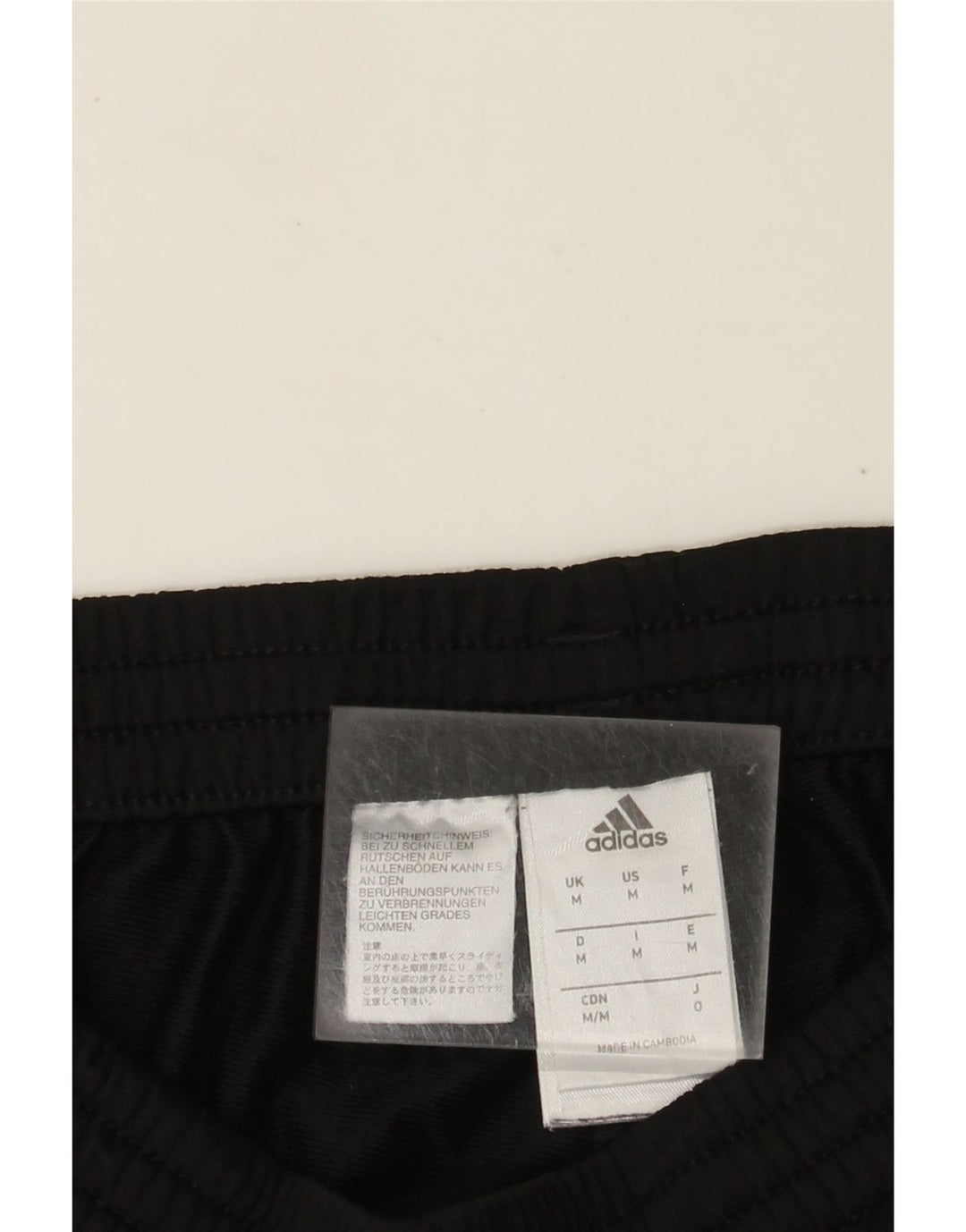 Pantaloni da tuta da uomo Adidas Joggers medio poliestere nero