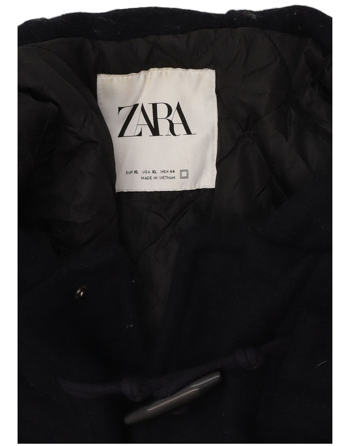 Borsone con cappuccio da uomo Zara UK 42 XL Blu navy