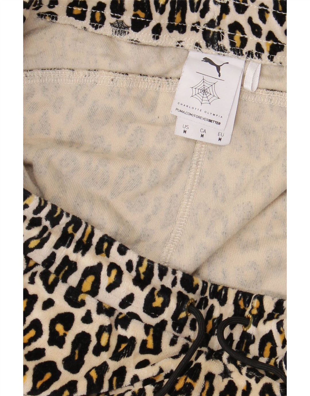 Pantaloni da tuta da donna PUMA Joggers UK 14 Medium Black Animal Print