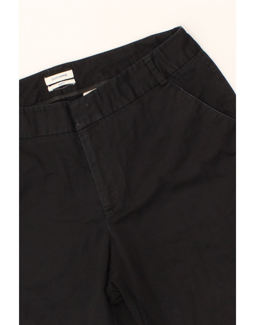 DOCKERS Womens Chino Shorts US 12 Large W30  Black Cotton Vintage Dockers and Second-Hand Dockers from Messina Hembry 