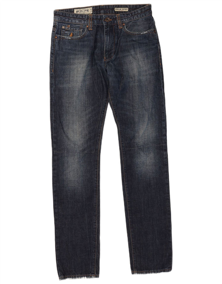 MARLBORO CLASSICS Jeans affusolati regolari da uomo W31 L34 Blu