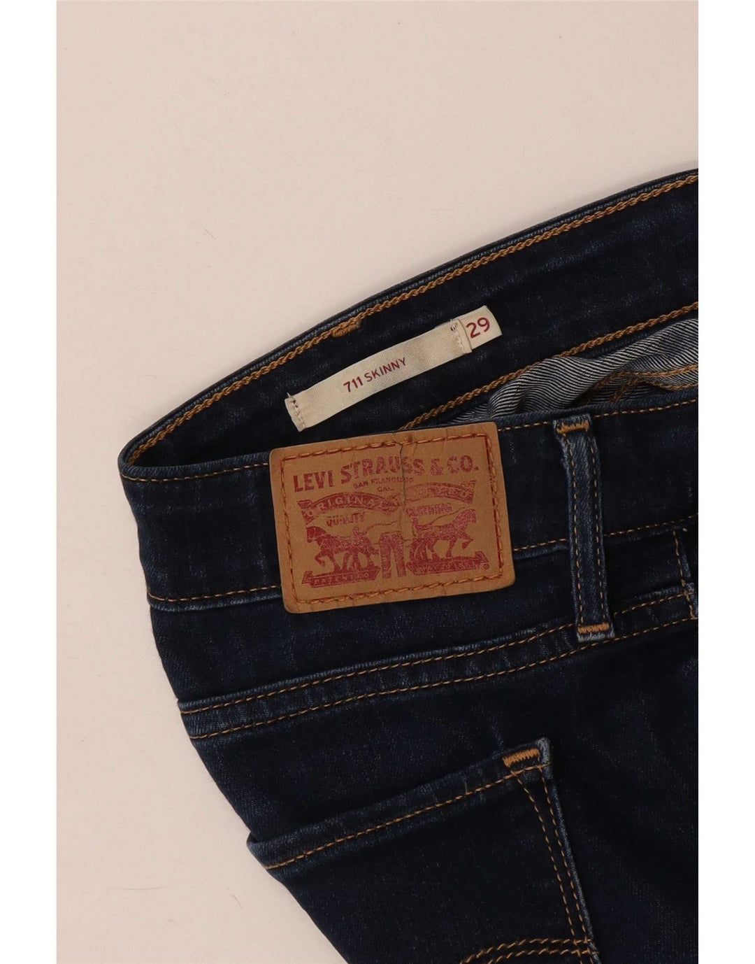Jeans skinny Levi's 711 da donna W29 L31 Blu navy