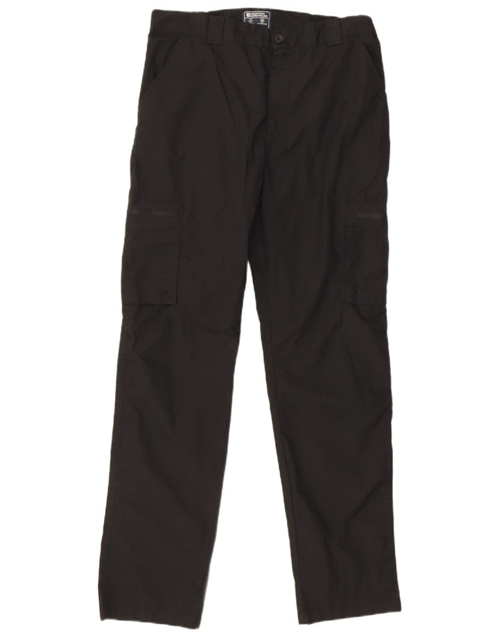Pantaloni cargo dritti da uomo Mountain Warehouse W34 L31 poliestere nero