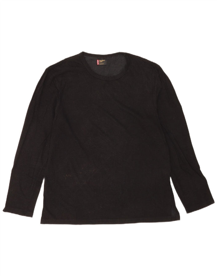 Levi's Uomo Top Manica Lunga Grande Cotone Nero