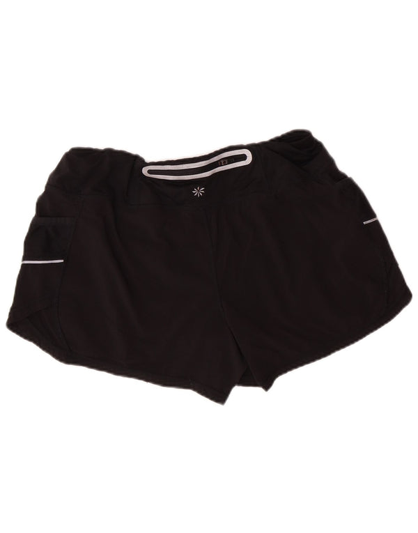 Pantaloncini sportivi da donna ATHLETA UK 12 Medium Nero Poliestere
