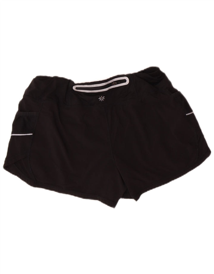 Pantaloncini sportivi da donna ATHLETA UK 12 Medium Nero Poliestere