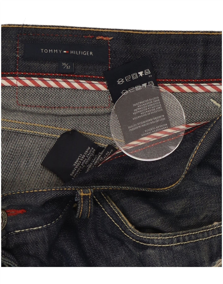 Jeans dritti da uomo Tommy Hilfiger W36 L32 cotone blu