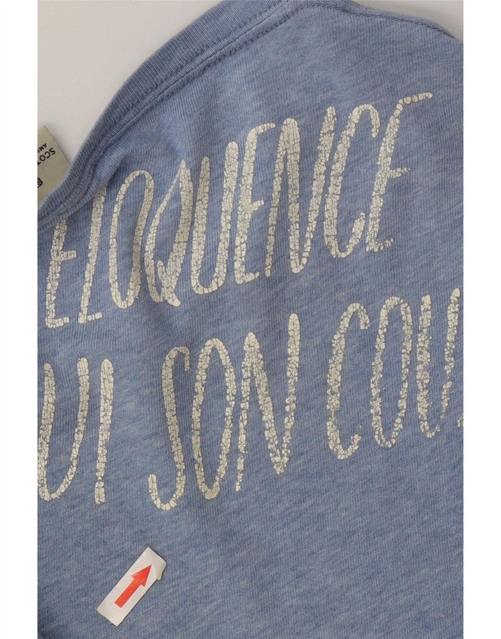 T-shirt grafica da uomo Scotch & Soda Top XL Blu