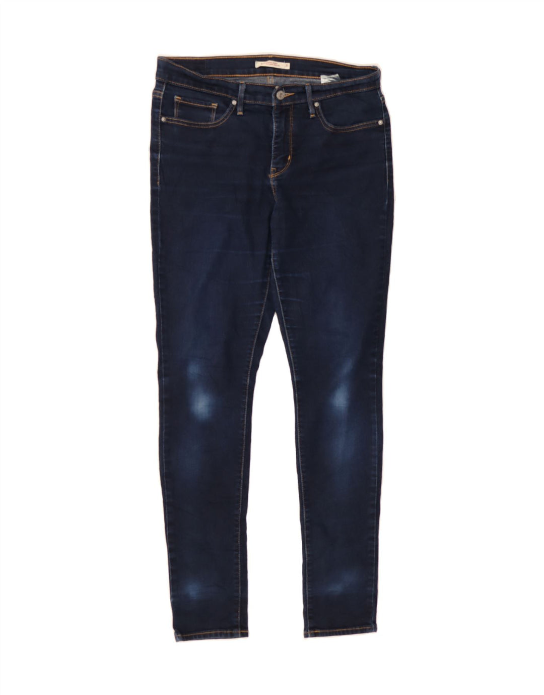 LEVI'S Womens Skinny Jeans W31 L32  Navy Blue Cotton Vintage Levi's and Second-Hand Levi's from Messina Hembry 