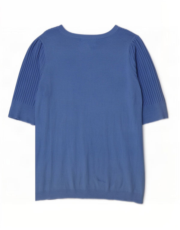 Maglione maglione con scollo a barca da donna Marks & Spencer UK 16 grande blu