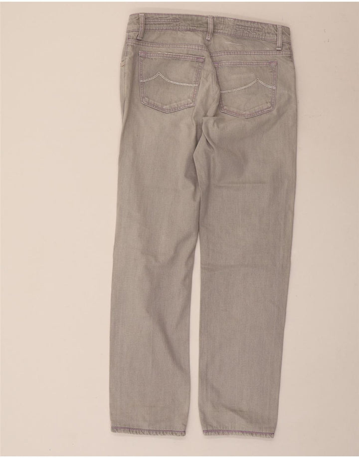 Jeans dritti da donna Jacob Cohen W34 L30 cotone grigio