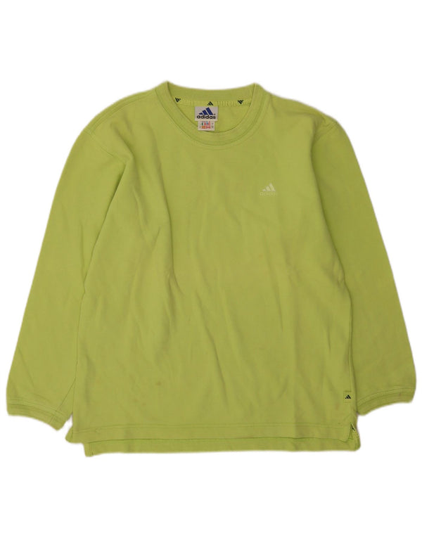 Felpa da donna Adidas Jumper UK 12 cotone verde medio