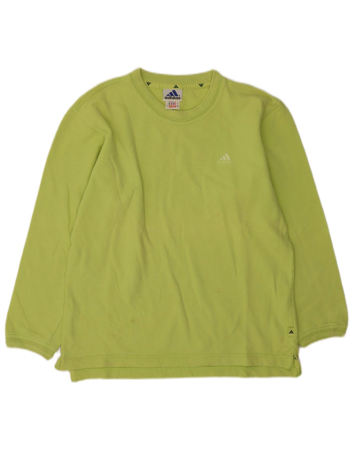 Felpa da donna Adidas Jumper UK 12 cotone verde medio