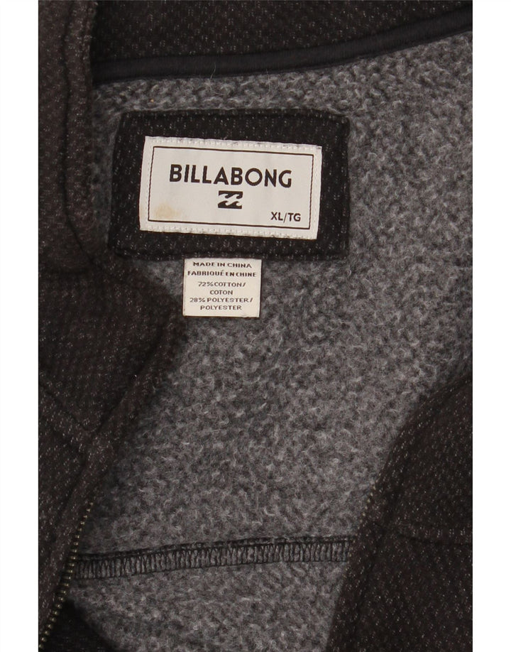 Giacca da ginnastica da uomo Billabong XL in cotone grigio