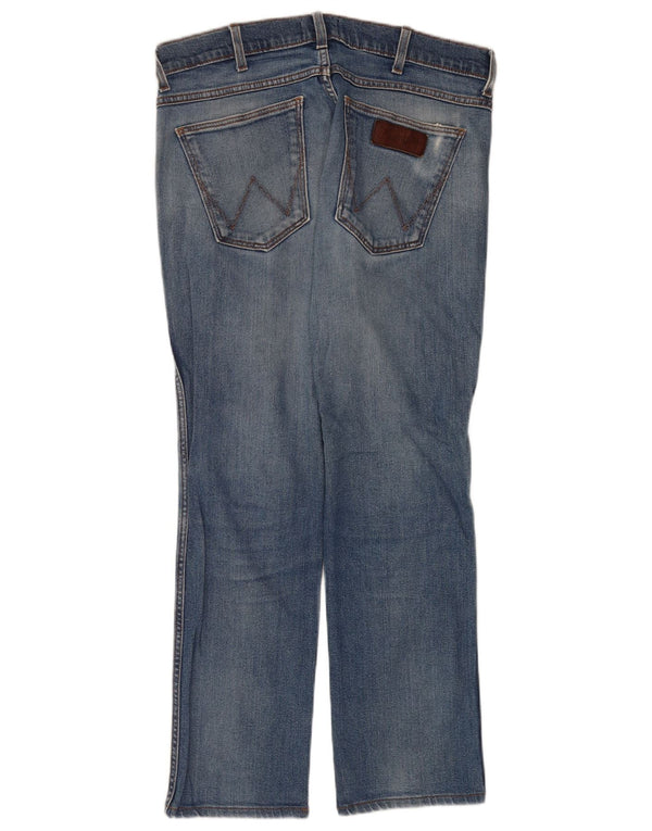 Jeans dritti da uomo Wrangler Greensboro W33 L28 cotone blu