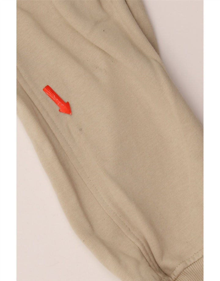 Felpa grafica da uomo Marks & Spencer in cotone beige medio