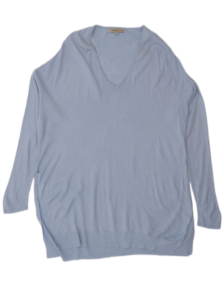 Abito maglione oversize da donna Marks & Spencer UK 16 Grande acrilico blu