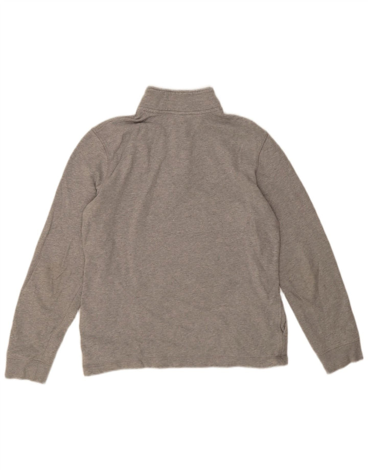 Felpa da donna con collo con zip Ted Baker, taglia 3, cotone grigio medio
