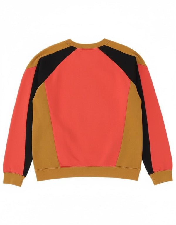 Felpa con grafica Nike da donna, maglione UK 10, piccolo, multicolore, color block