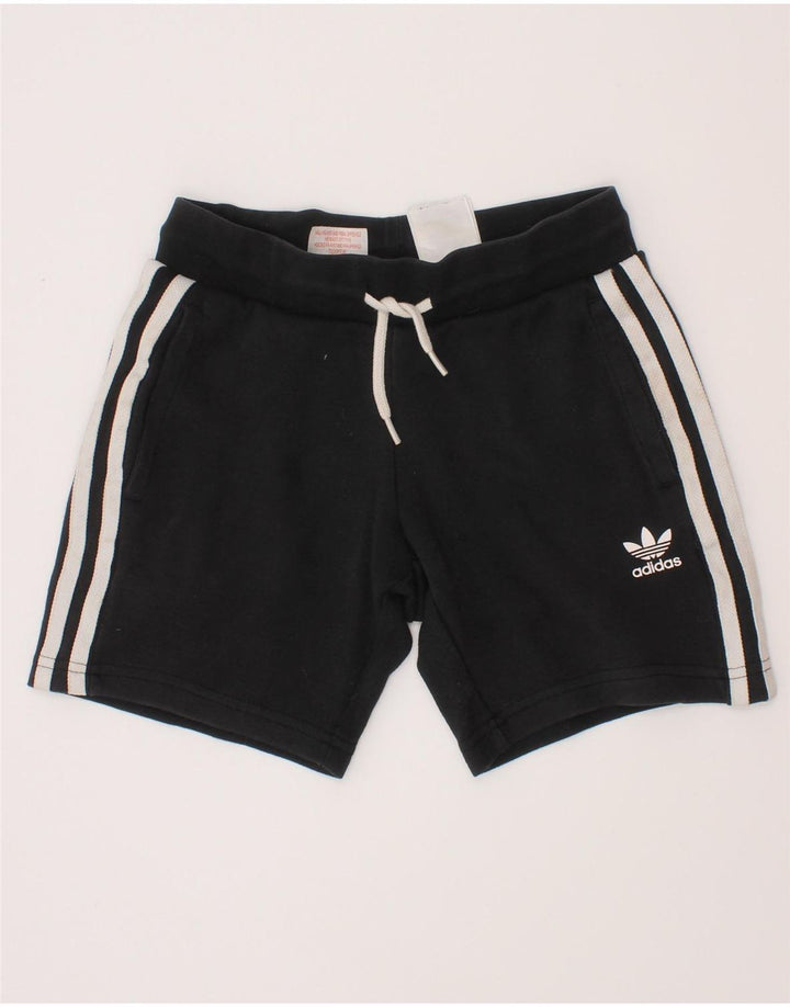 Pantaloncini sportivi Adidas da ragazzo 5-6 anni medio cotone nero
