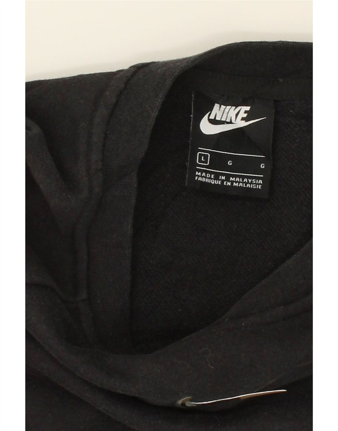 NIKE Womens Sweatshirt Jumper UK 16 Large Black Cotton Vintage Nike and Second-Hand Nike from Messina Hembry 