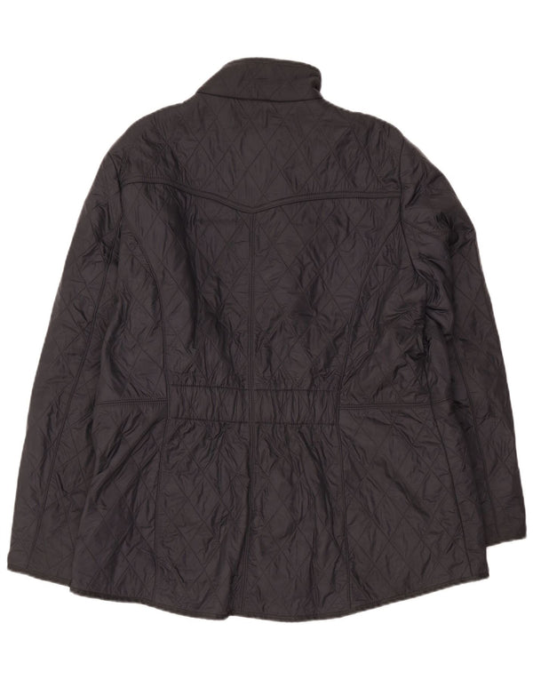 Giacca trapuntata da donna Barbour UK 14 grande nera