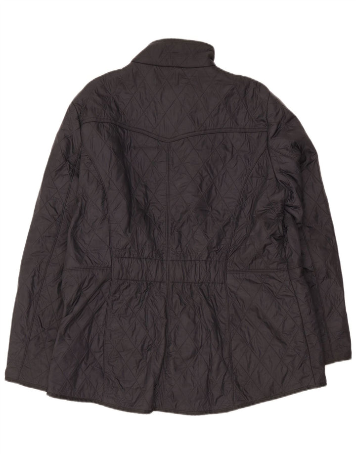 Giacca trapuntata da donna Barbour UK 14 grande nera
