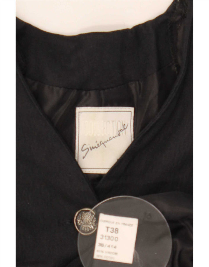 Giacca Blazer 4 Bottoni Donna Sinequanone IT 38 XS Viscosa Nera