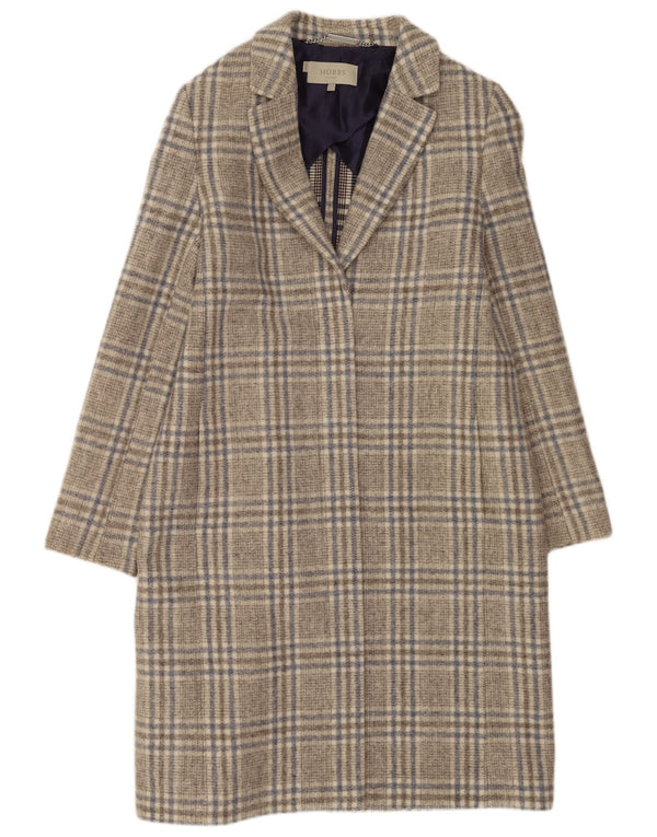 Soprabito da donna Hobbs UK 16 grande acrilico a quadri grigi