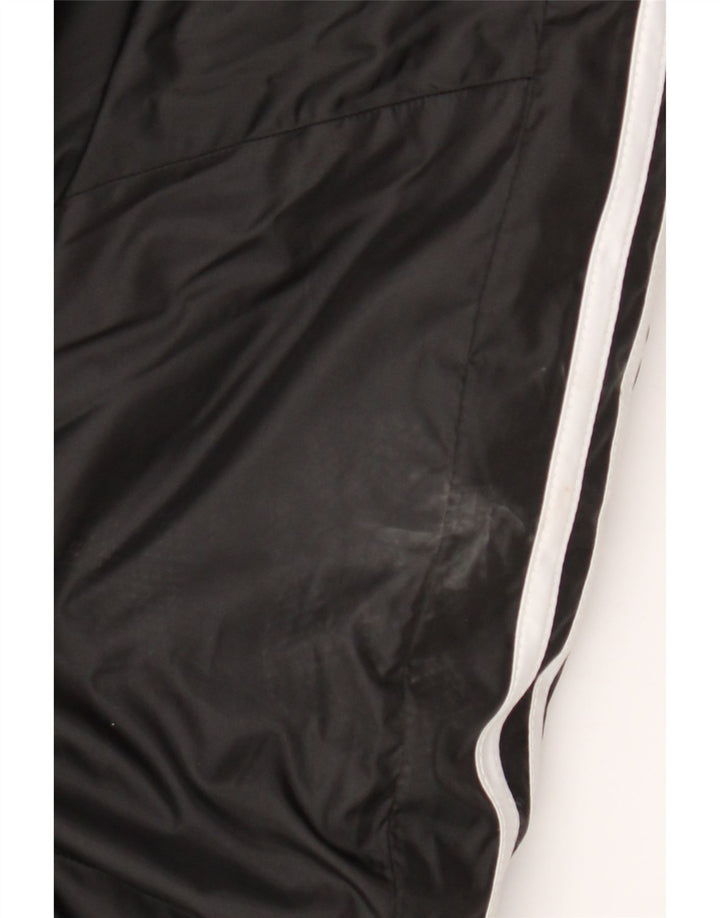 Giacca a vento con cappuccio da uomo Adidas UK 44 2XL poliestere nero