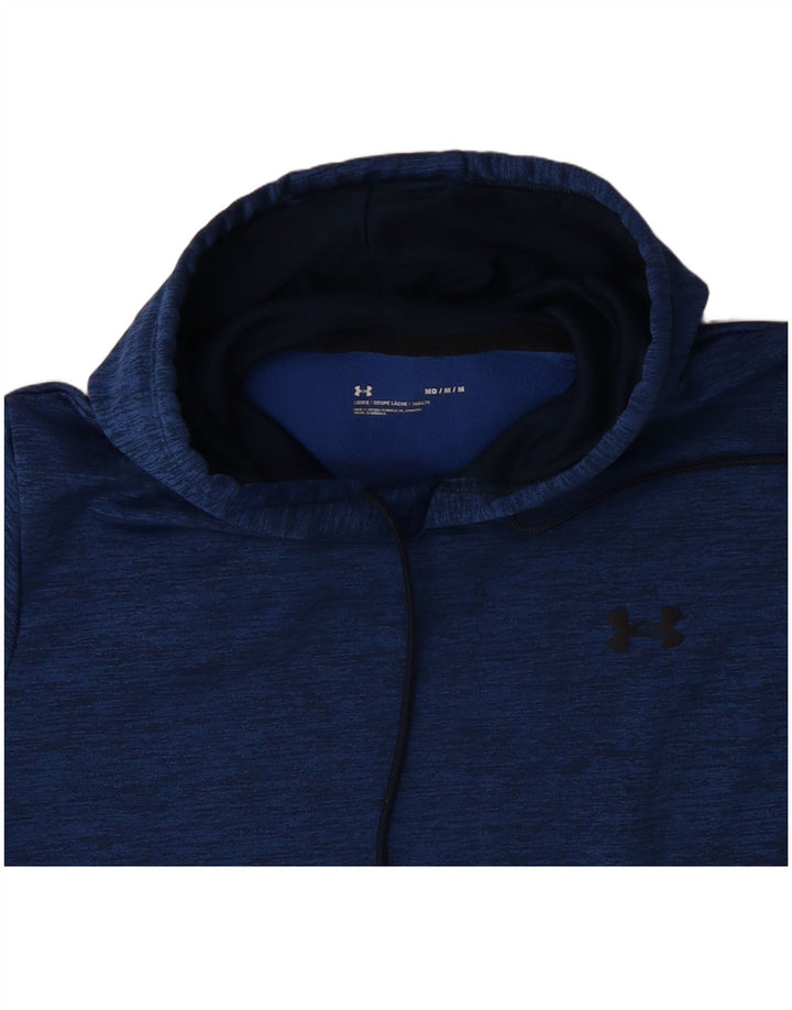 UNDER ARMOUR Maglia con cappuccio ampia da uomo in poliestere chiazzato blu medio
