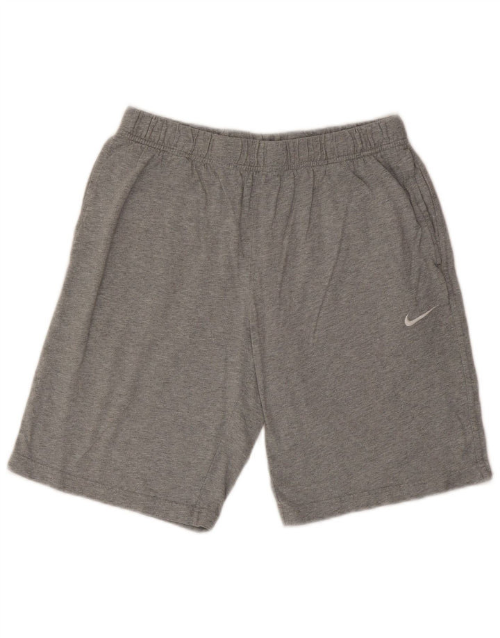 Pantaloncini sportivi da uomo NIKE grandi in cotone grigio