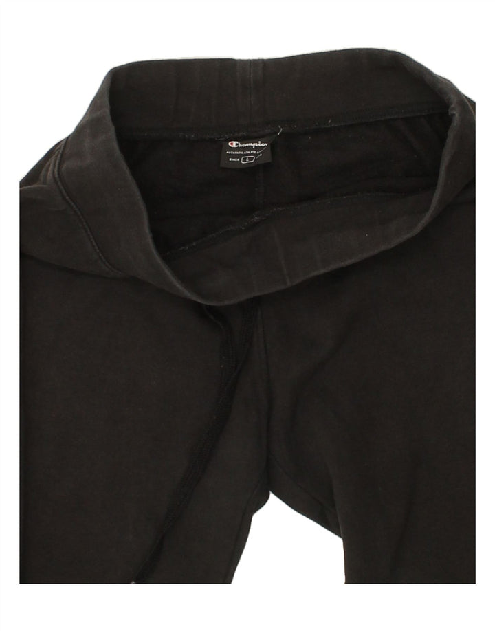 CHAMPION Womens Tracksuit Trousers UK 14 Large Black Vintage Champion and Second-Hand Champion from Messina Hembry 