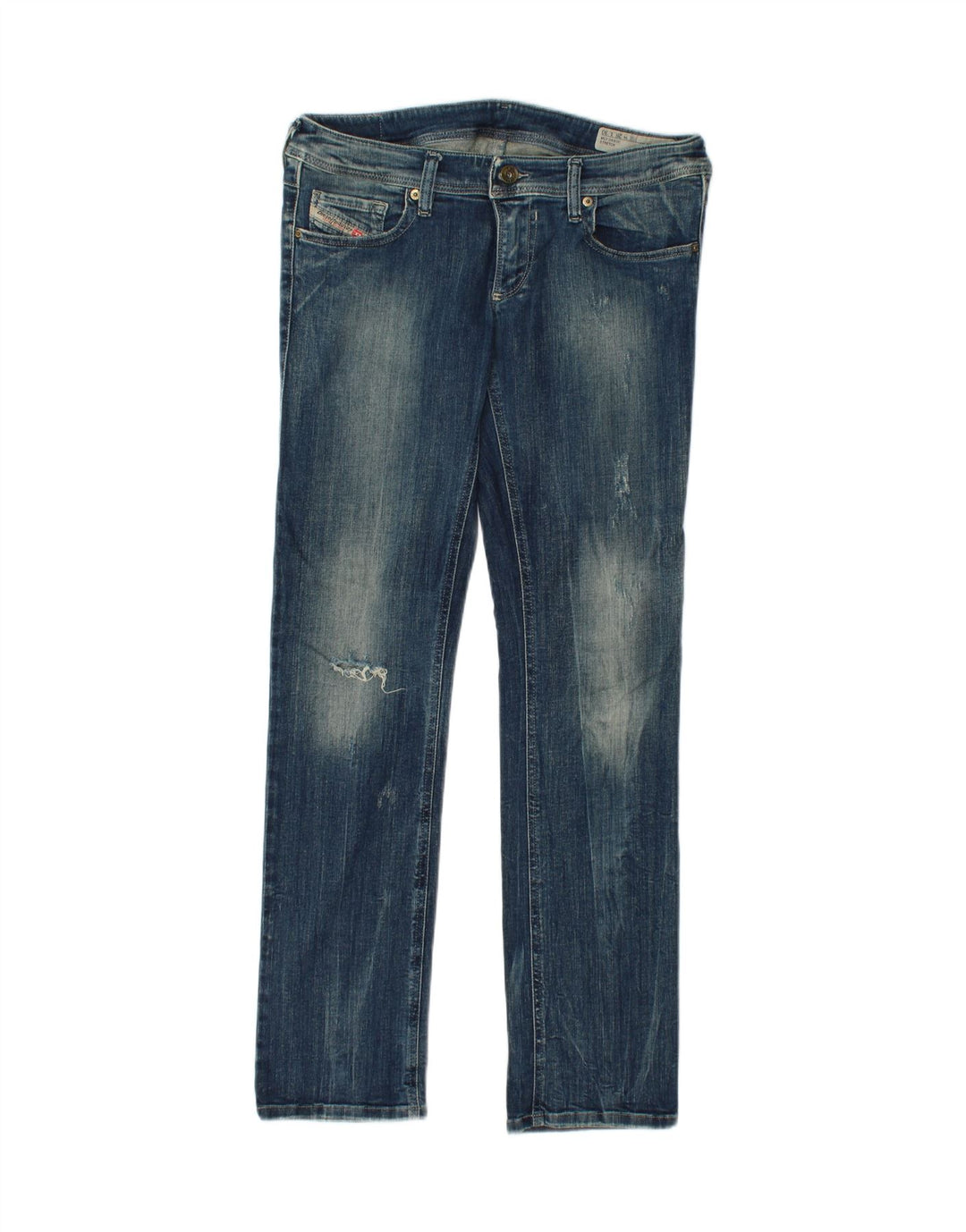 DIESEL Womens Slim Jeans W28 L30 Blue Cotton