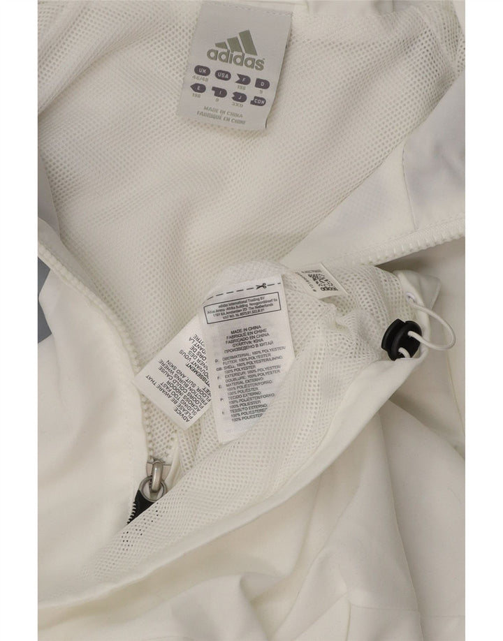 Giacca da tuta da uomo ADIDAS UK 46/48 XL Poliestere color block bianco