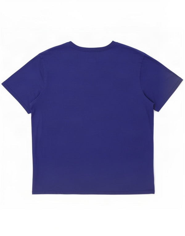 Nike Mens Athletic Cut Graphic T-Shirt Top XL Blue Cotton