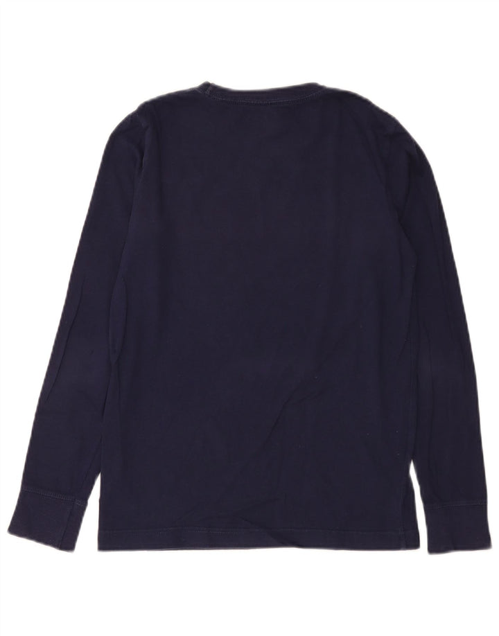 Levi's Maglietta grafica per ragazzi a maniche lunghe 11-12 anni in cotone blu navy