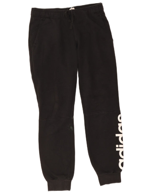 Pantaloni da tuta con grafica Adidas da donna Pantaloni da jogging UK 8/10 Small Black Sports