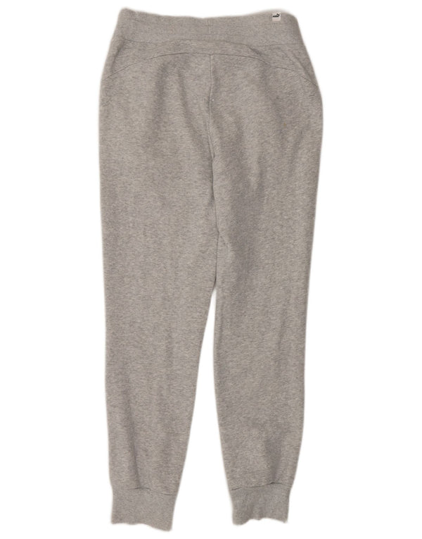 Pantaloni da tuta da donna Puma Joggers UK 10 Small Grigio Cotone