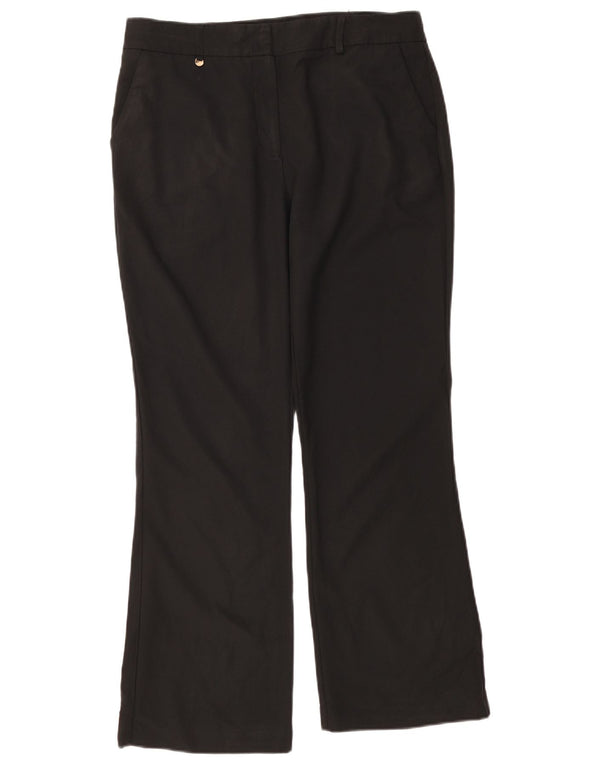 Pantaloni casual bootcut da donna M&Co UK 14 Large W36 L28 Poliestere nero