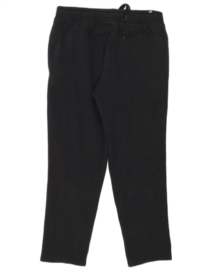 Pantaloni della tuta da donna Puma UK 16 grandi in cotone nero