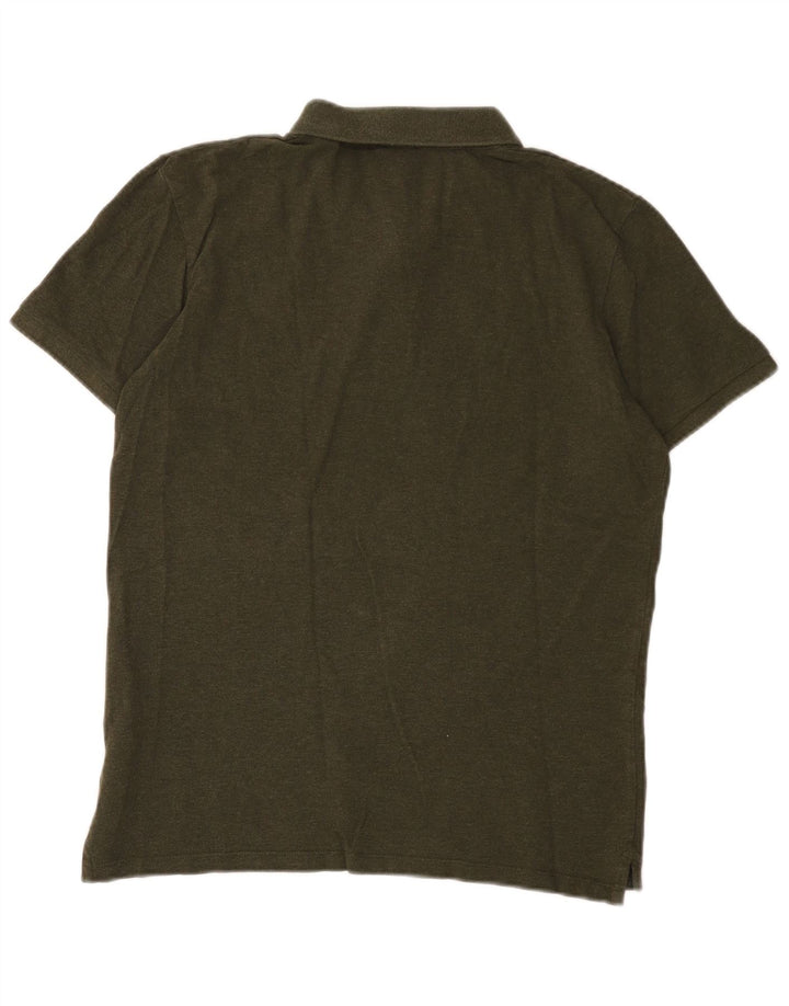 Polo da uomo Scotch & Soda in cotone kaki medio