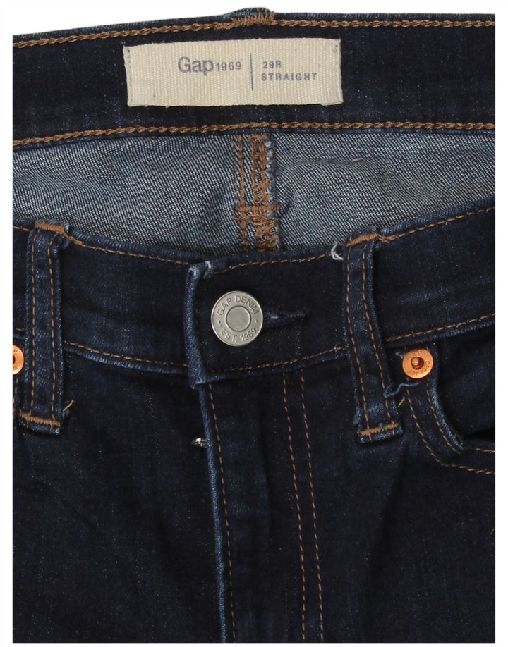 Jeans dritti da donna Gap W29 L29 Blu navy